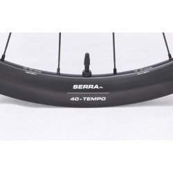 Serra - Pair of carbon wheels - TEMPO 40 - 1290g - Disc