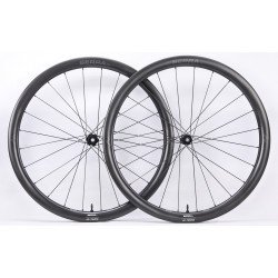 Serra - Pair of carbon wheels - TEMPO 40 - 1290g - Disc